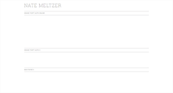 Desktop Screenshot of natemeltzer.com