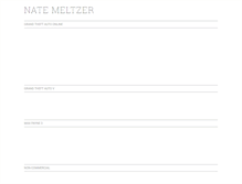 Tablet Screenshot of natemeltzer.com